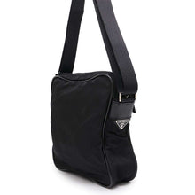 将图像加载到图库查看器中，PRADA Shoulder Bag Black Nylon
