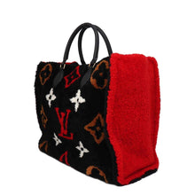 将图像加载到图库查看器中，LOUIS VUITTON Onthego Noir/Red M55421 Monogram / Teddy Size GM
