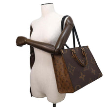 将图像加载到图库查看器中，LOUIS VUITTON Onthego Red M45321 Monogram Monogram Reverse Canvas Monogram Giant Size MM
