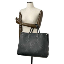 将图像加载到图库查看器中，LOUIS VUITTON Onthego Noir M44925 Monogram Empreinte Leather Size GM
