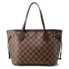 将图像加载到图库查看器中，LOUIS VUITTON Neverfull Brown N40600 Damier Ebene Canvas Size PM
