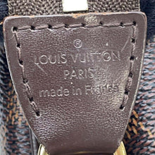 将图像加载到图库查看器中，LOUIS VUITTON Eva Red N55213 Damier Ebene Canvas
