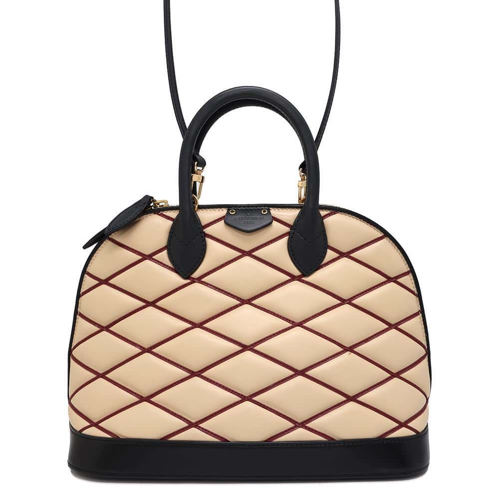 LOUIS VUITTON Alma Beige/Red/Black M50001 Martage Size PM