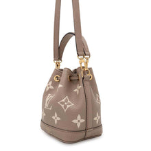 Load image into Gallery viewer, LOUIS VUITTON Nano Noe Tourterelle claim M46291 Bicolor Monogram Empreinte Leather
