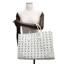 将图像加载到图库查看器中，MCM Tote Bag WhiteMWTCSBO01WT001 Leather Size Extra large
