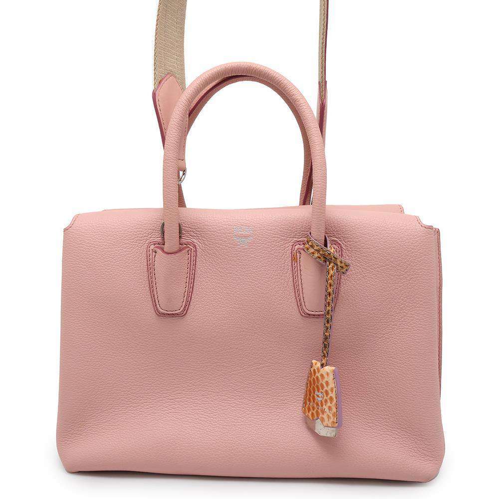 MCM 2wayHandbag PinkMWT6AMA04PE001 Leather