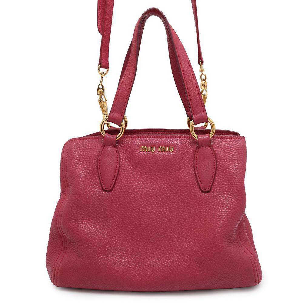 MIUMIU Handbag Pink Leather