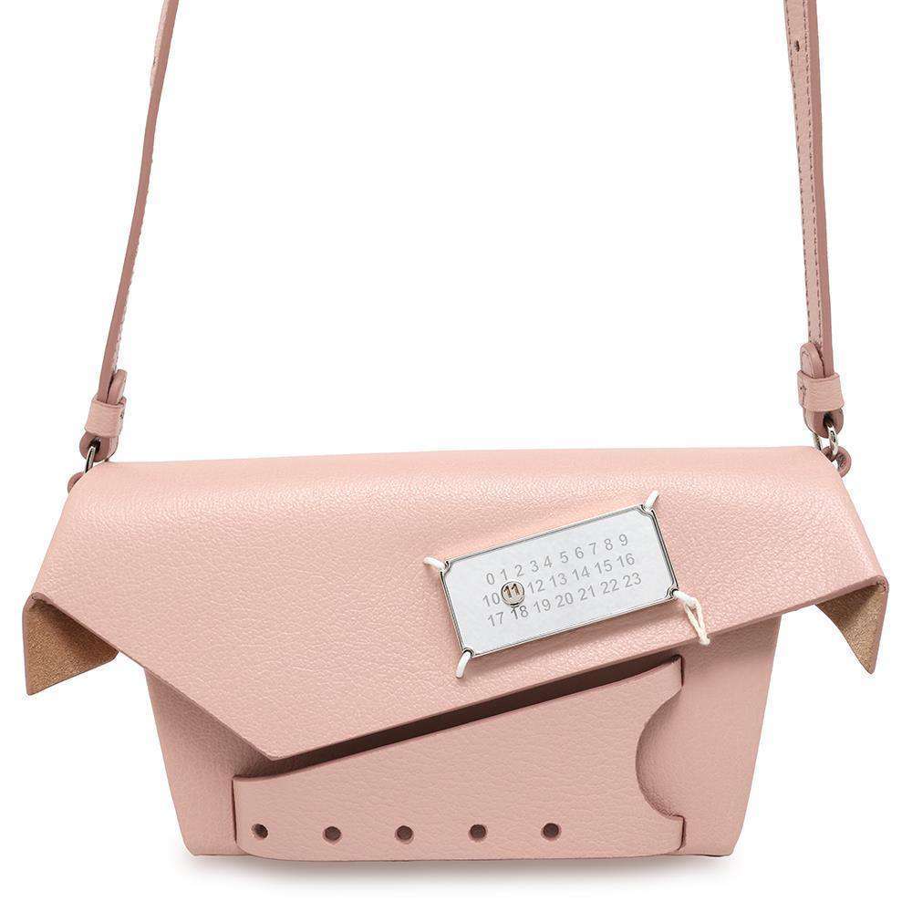 Maison Margiela Maison Margiela Snatch Shoulder Bag Pink S56WF0156 Leather