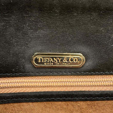 Load image into Gallery viewer, TIFFANY&amp;Co. ChainShoulder Bag Black suede
