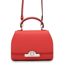 将图像加载到图库查看器中，MOYNAT Moynat Regine Shoulder Bag Red Leather Size BB
