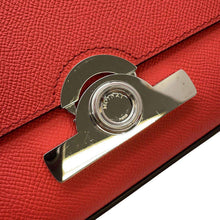 将图像加载到图库查看器中，MOYNAT Moynat Regine Shoulder Bag Red Leather Size BB
