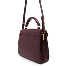 Load image into Gallery viewer, SAINT LAURENT PARIS Cassandra 2wayHandbag Bordeaux623930 Embossed Leather
