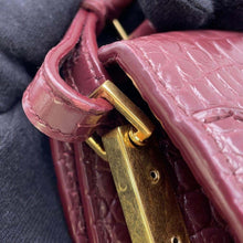 Load image into Gallery viewer, SAINT LAURENT PARIS Cassandra 2wayHandbag Bordeaux623930 Embossed Leather
