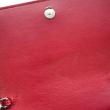 将图像加载到图库查看器中，SAINT LAURENT PARIS Sunset Shoulder Bag Red 533026 Embossed Leather
