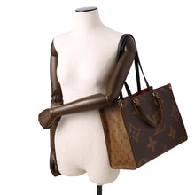 将图像加载到图库查看器中，LOUIS VUITTON Onthego Red M45321 Monogram Monogram Reverse Canvas Monogram Giant Size MM
