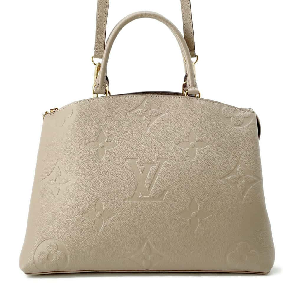 LOUIS VUITTON Grand Palais Tourterelle M45833 Monogram Empreinte Leather Size MM