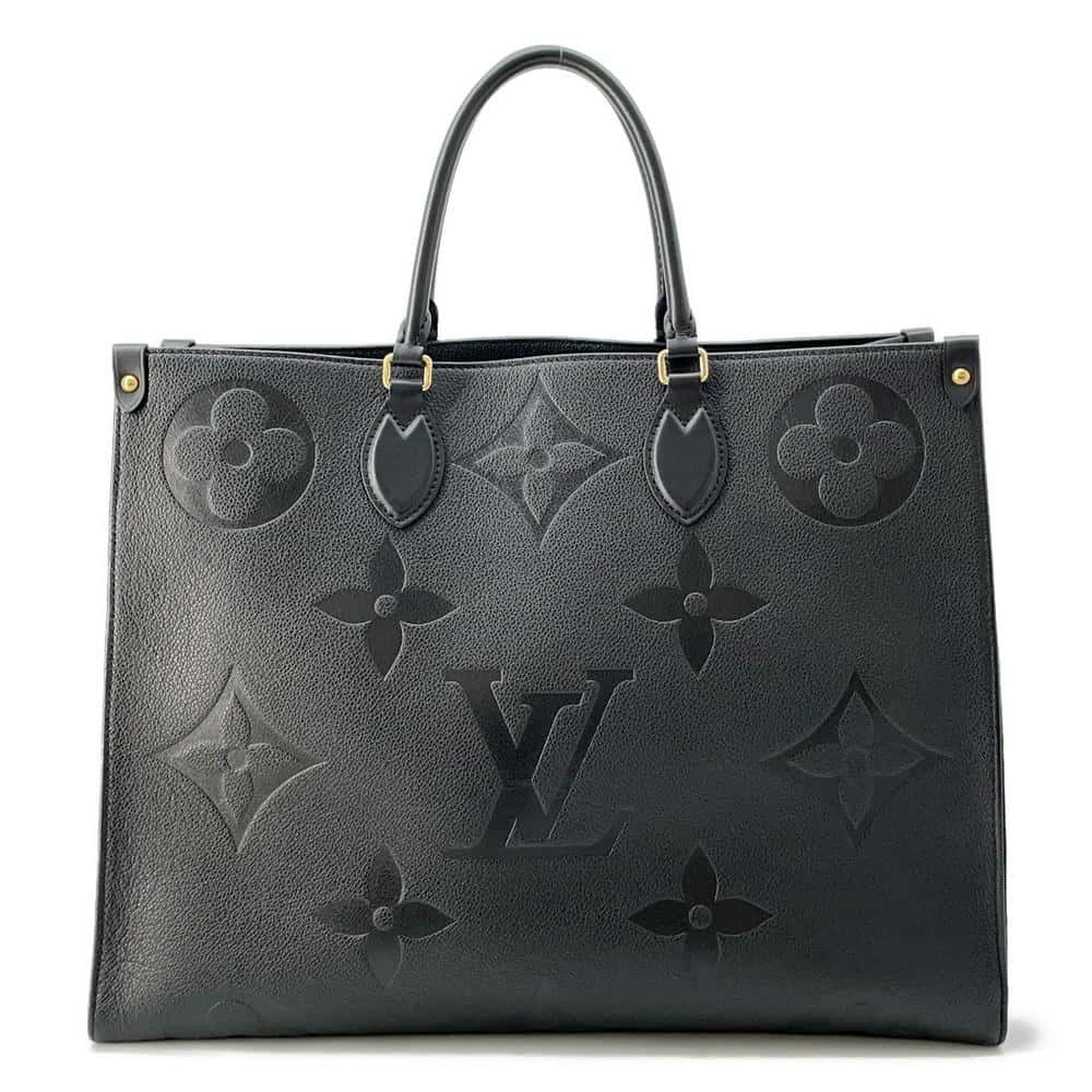 LOUIS VUITTON Onthego Noir M44925 Monogram Empreinte Leather Size GM