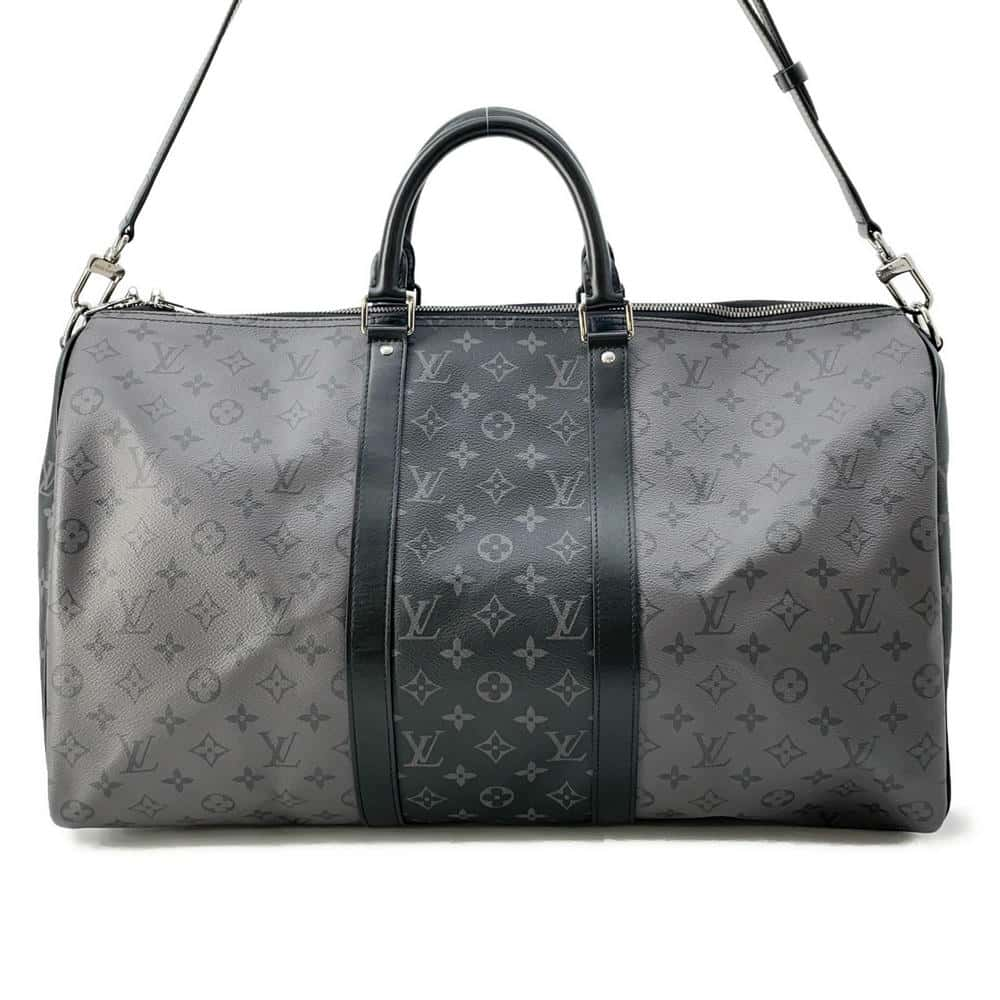 LOUIS VUITTON Keepall Bandouliere NoirM45392 Monogram Eclipse Reverse Size 50