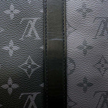 将图像加载到图库查看器中，LOUIS VUITTON Keepall Bandouliere Noir M45392 Monogram Eclipse Reverse Size 50
