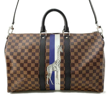 Load image into Gallery viewer, LOUIS VUITTON Keepall Bandouliere BrownN42700 Damier Ebene Canvas The Chapman Brothers Size 45
