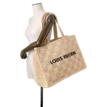 Load image into Gallery viewer, LOUIS VUITTON Summer Shopper Tote NaturalBeigeM25008 Damier・Raffia Size MM
