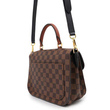 将图像加载到图库查看器中，LOUIS VUITTON Beaumarche NoirN40146 Damier Ebene Canvas Grain Leather
