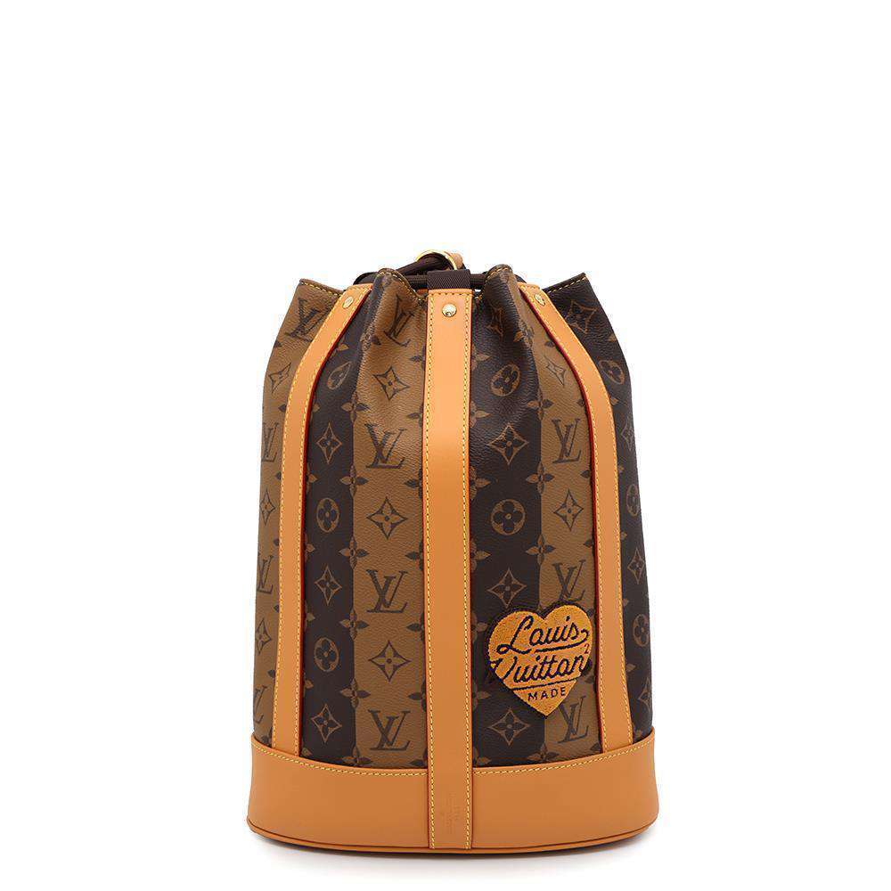 LOUIS VUITTON Randonnee Messenger NIGOCollaboration NoirM45968 Monogram stripe