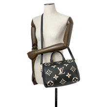 将图像加载到图库查看器中，LOUIS VUITTON Speedy Bandouliere RedM58947 Bicolor Monogram Empreinte Leather Size 25
