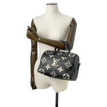 Load image into Gallery viewer, LOUIS VUITTON Speedy Bandouliere RedM58947 Bicolor Monogram Empreinte Leather Size 25
