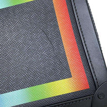 Load image into Gallery viewer, LOUIS VUITTON Soft Trunk Righe Rainbow NoirM30341 Taiga Leather
