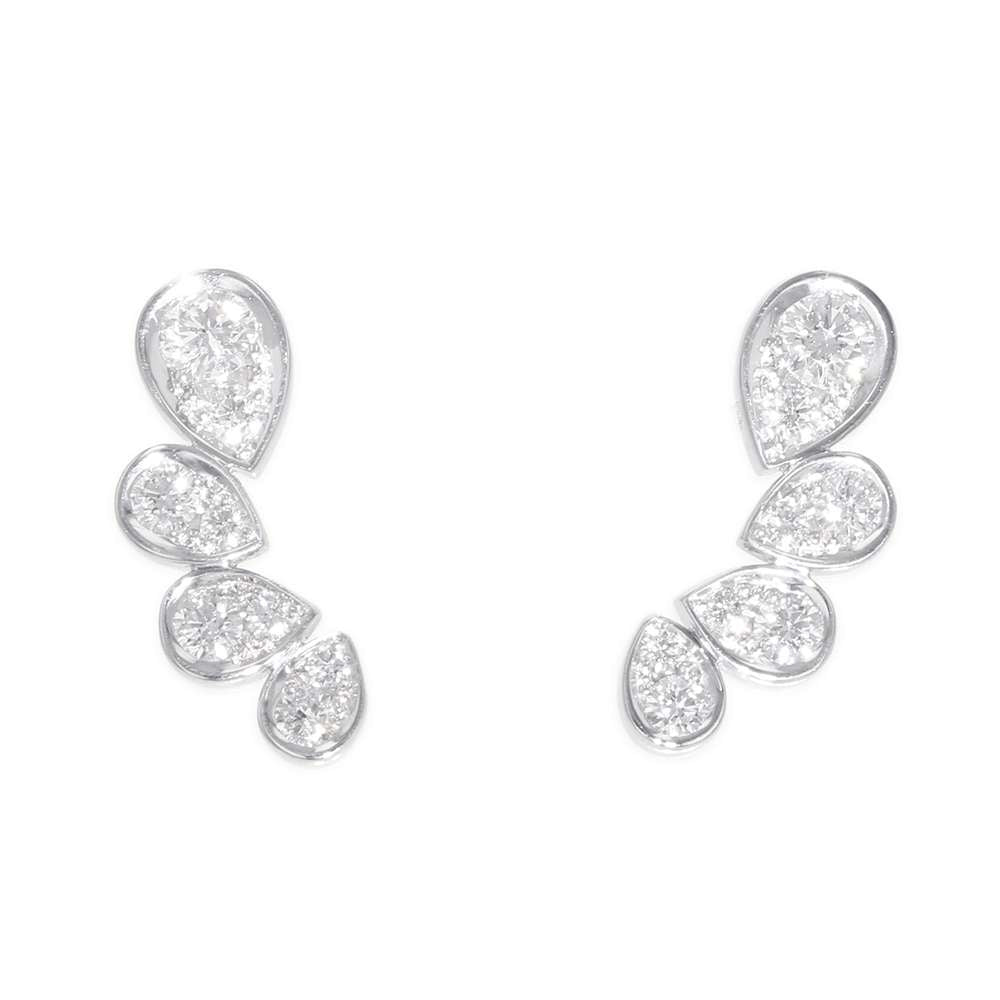 Chaumet Josephine Ronde Deglet Earring083782 18K White Gold