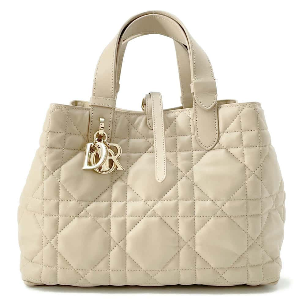 Dior To Jules Beige M2821OSHJ Calf Leather Size Medium