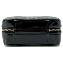 Load image into Gallery viewer, CHANEL Chain Vanity Black AP2874 Patent Calf Leather
