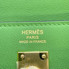 将图像加载到图库查看器中，HERMES Kelly Move Vert Yucca Swift Leather
