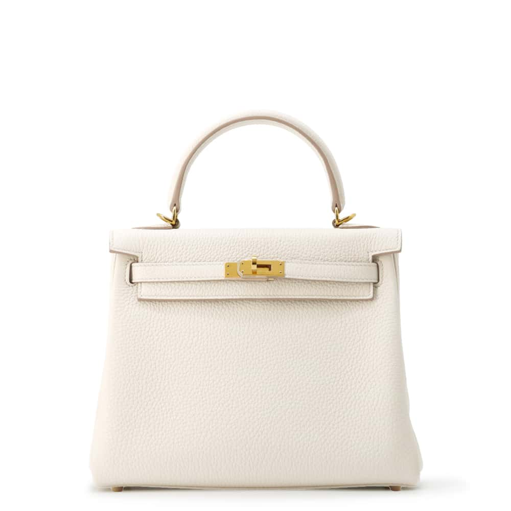 HERMES Kelly Retourne Beton Togo Leather Size 25