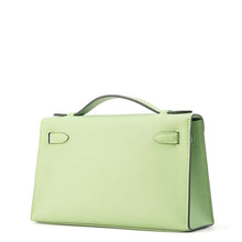 Load image into Gallery viewer, HERMES PochetteKelly Vert cricket Swift Leather
