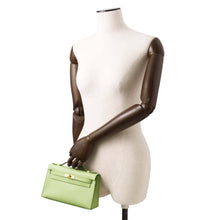 Load image into Gallery viewer, HERMES PochetteKelly Vert cricket Swift Leather
