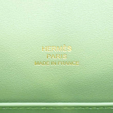 Load image into Gallery viewer, HERMES PochetteKelly Vert cricket Swift Leather
