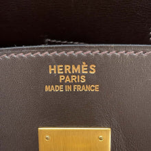 Load image into Gallery viewer, HERMES Birkin Vibrato Ebene Box Calf Leather Vibrato Size 35
