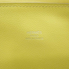 将图像加载到图库查看器中，HERMES Bolide Relax Lime/Ficelle Evercolor Toile H Size 45
