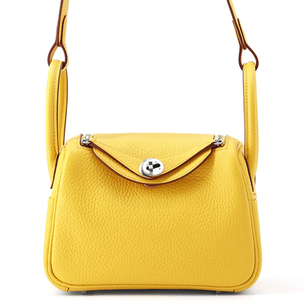 HERMES Lindy Sun Taurillon Clemence Size Mini