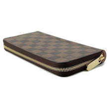 将图像加载到图库查看器中，LOUIS VUITTON Zippy Wallet Rose Ballerine N60046 Damier Ebene Canvas
