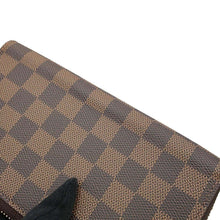 将图像加载到图库查看器中，LOUIS VUITTON Zippy Wallet Rose Ballerine N60046 Damier Ebene Canvas
