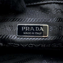 将图像加载到图库查看器中，PRADA Crystal Satin mini bag Black 1BE067 2AWL Satin Crystal Size Mini
