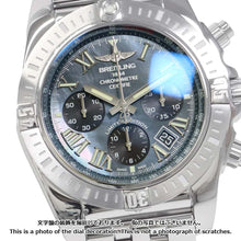 将图像加载到图库查看器中，BREITLING Chronomat JSP Japan Limited Edition 500 pieces W44mm Stainless Steel Blue DialAB01153A1B1A1
