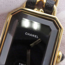 Load image into Gallery viewer, CHANEL Premiere W20mm×H26ｍｍ Gold Plated Leather Black Dial H0001
