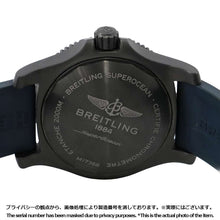 将图像加载到图库查看器中，BREITLING Superocean W22mm Stainless Steel Rubber Blue Dial M17368D71C1S1
