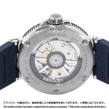 Load image into Gallery viewer, Breguet Marine W40mm TI Rubber Blue Dial 5517TI/Y1/5ZU
