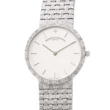 将图像加载到图库查看器中，VACHERON CONSTANTIN Meshador Round W31.5mm 18K White Gold Silver Dial33093/206G
