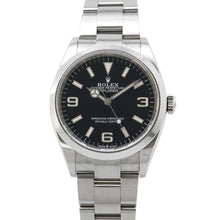 将图像加载到图库查看器中，ROLEX Explorer I W36mm Stainless Steel Black Dial124270
